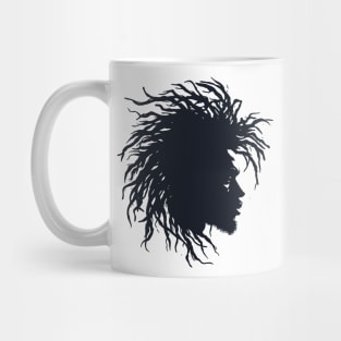 Afrocentric Dreadlocks Silhouette Mug